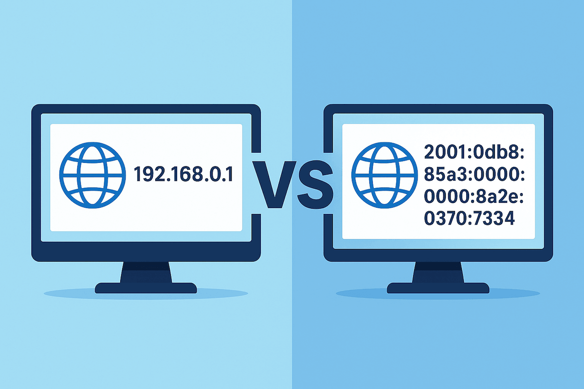 What is the difference between IPv4 and IPv6