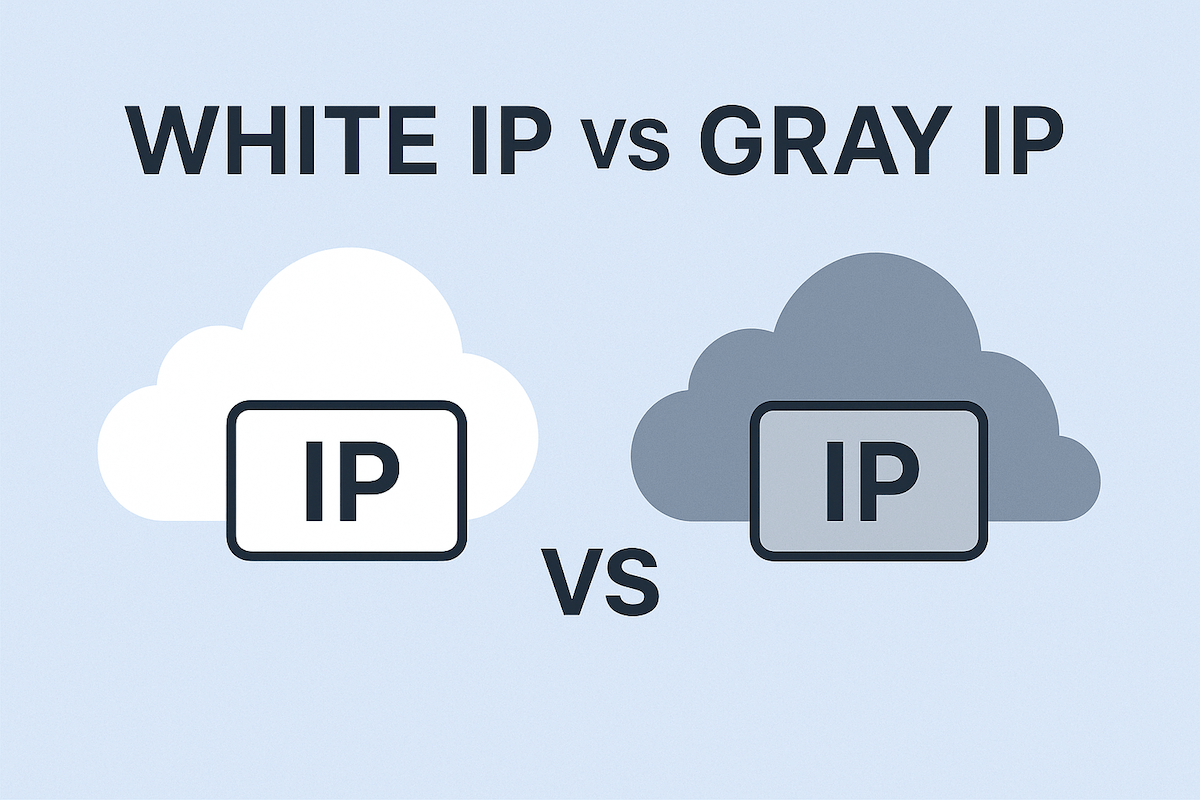 White and gray IP addresses: what are they and what is the difference?